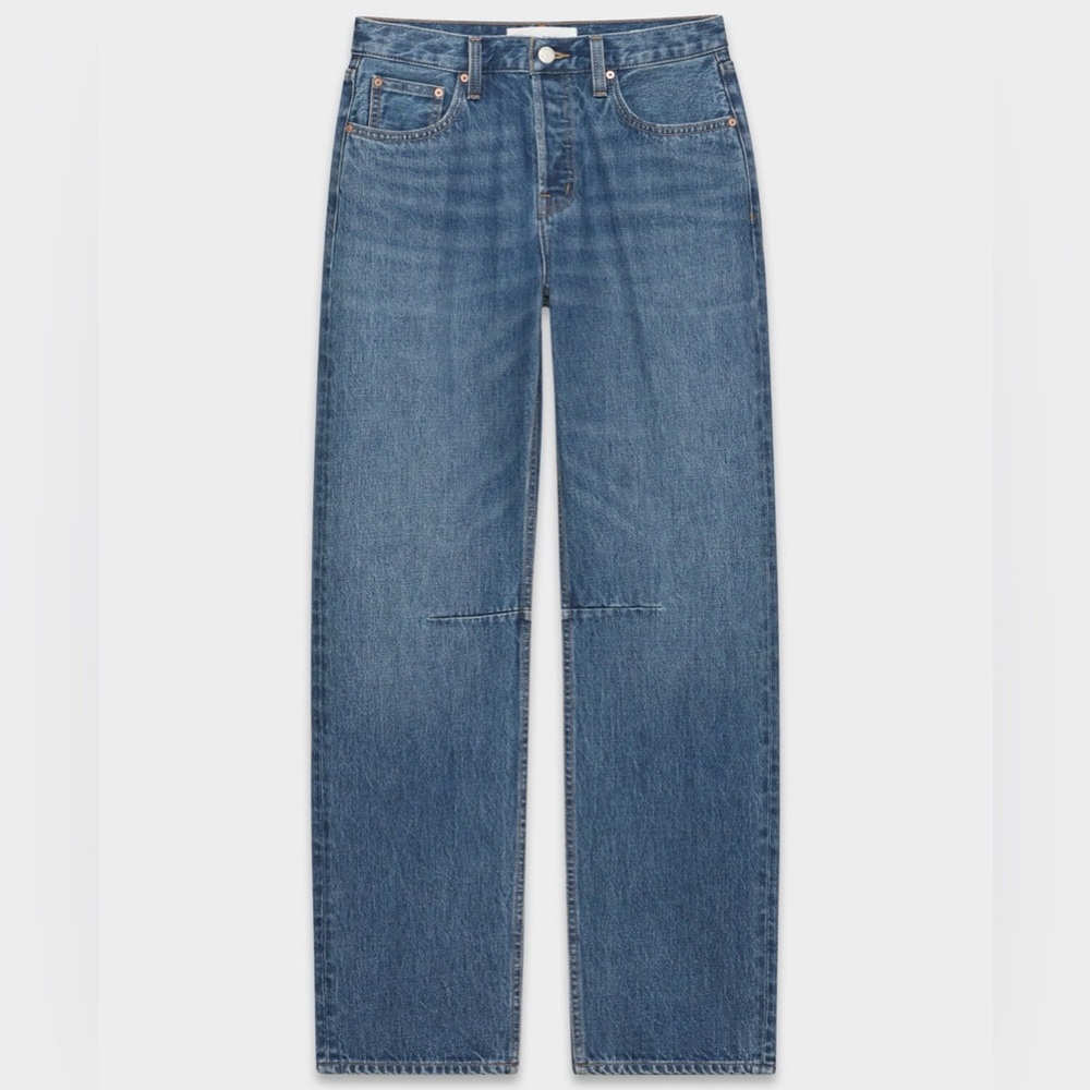 Denim Forum The '90s Mid-rise Loose Tapered Jean